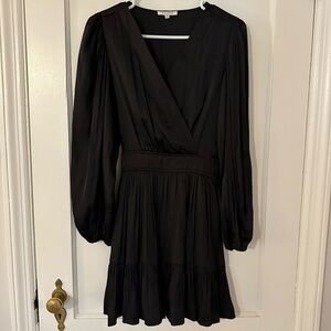 Z Supply Black V Neck Mini Dress